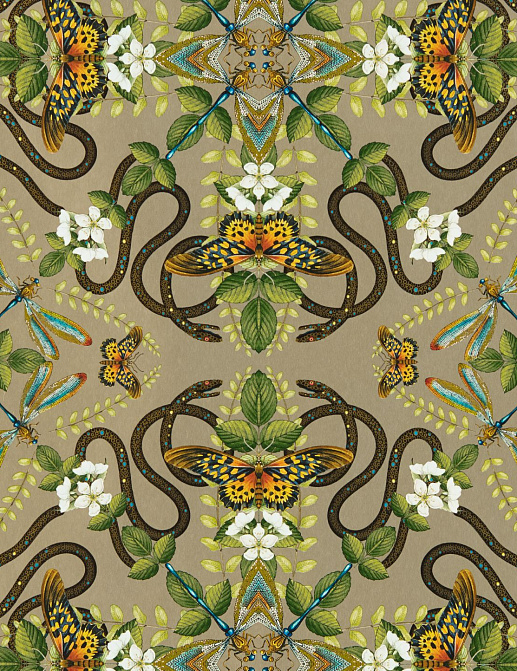 Обои Clarke & Clarke Botanical Wonders W0129/02