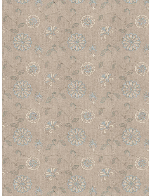 Ткань Fabricut Expressions Vol.V Aqua Dory floral/Bluebell