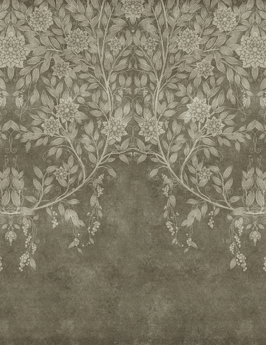 Обои Factura Collection 2021 CONCRETE LEAF/2