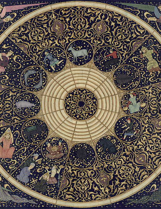 Панно и фотообои Iksel Scenic & Architectural Wallpapers Tabletops PERSIAN 14TH CENTURY ASTROLOGICAL CHART