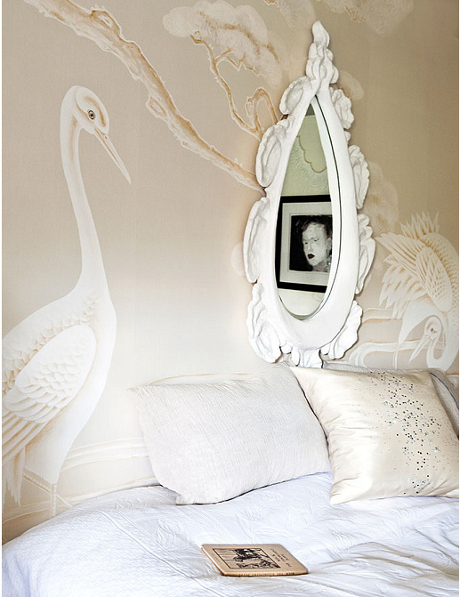 Обои De Gournay Japanese & Korean Bamboo River Blossom/K-14