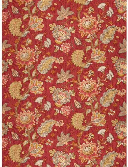 Ткань Fabricut Vignettes Vol.XIII Ruby Arcadius floral/Rouge