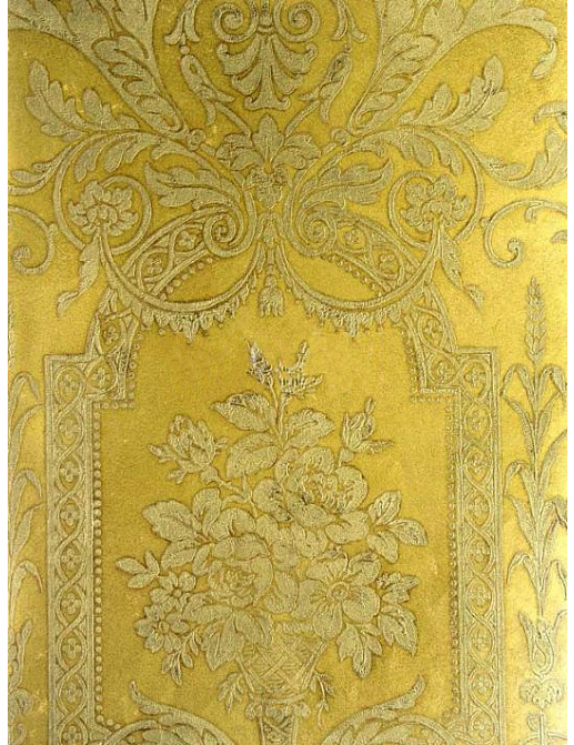 Обои Zuber Documents XII 40062-JAUNE-OR