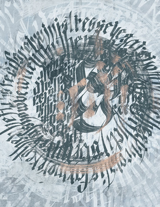 Обои Factura Collection 2021 CALLIGRAPHY/3