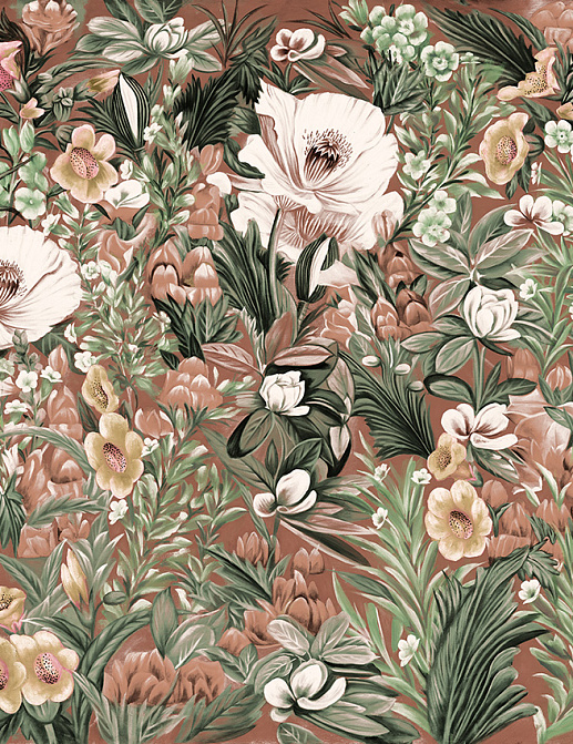 Панно и фотообои Faboie Silk Painting 4 F-SN4073