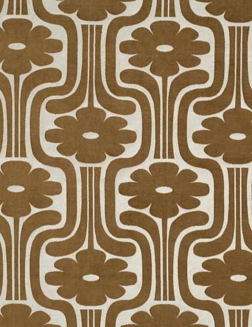 Ткань Orla Kiely Wovens-Volume One WovenClimbingDaisy/Tan