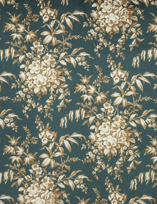 Ткань Laura Ashley Country Charm Vol.1 PicardieVelvet/Fern