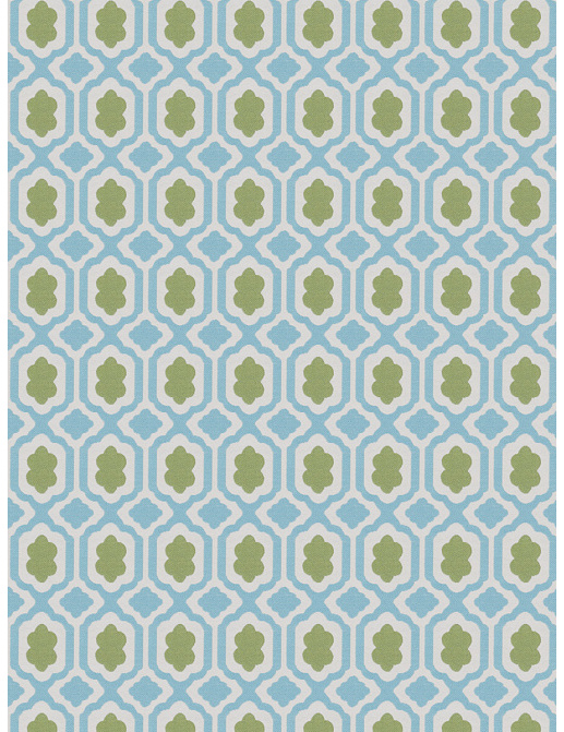 Ткань Stroheim Dana Gibson Blue Green De Wolf/Apple