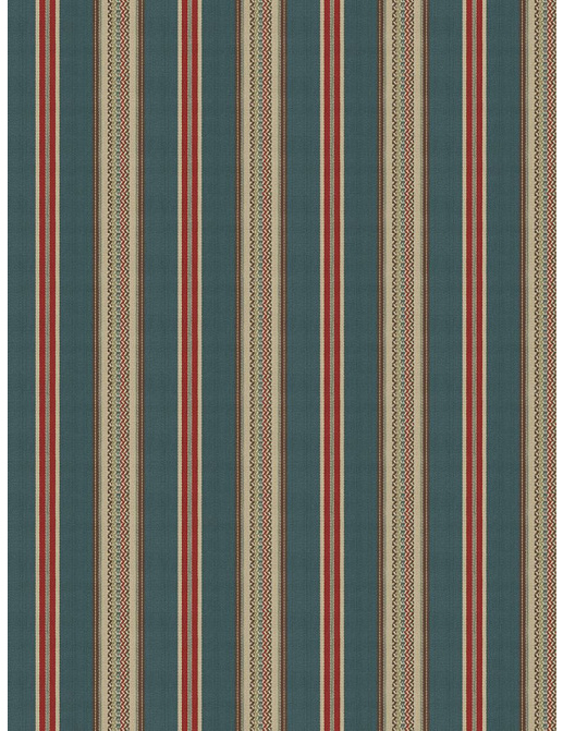 Ткань Fabricut Vignettes Vol.XIV Indigo Amity stripe/Blue multi