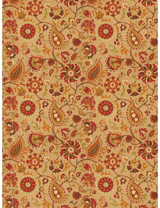 Ткань Fabricut Vignettes Vol.XIII Terra Cotta Boniface/Cayenne