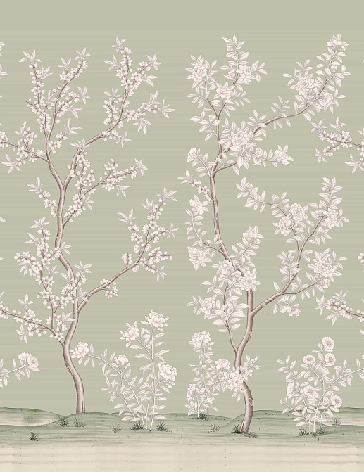 Обои Yana Svetlova Wallcoverings Art Prints B44-M.A./GREEN