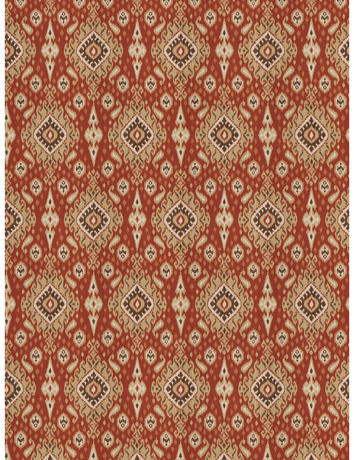 Ткань Fabricut Chromatics Vol.XXII Brick Preuss ikat/Brick
