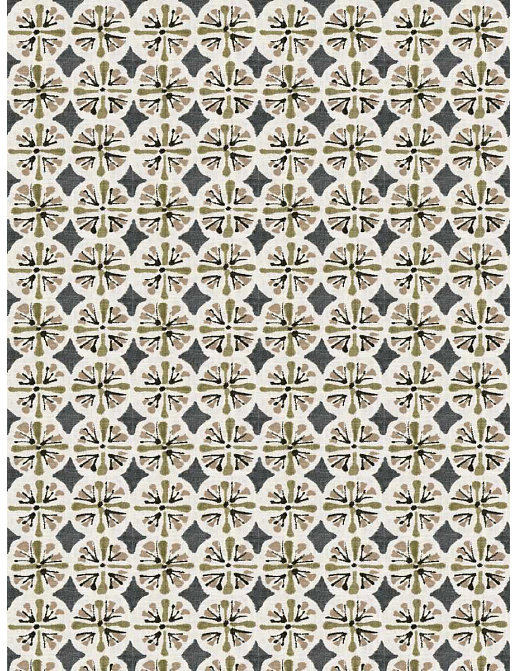 Ткань Fabricut Lemieux Material Archive Heirloom Neutrals Montauban/Carbon
