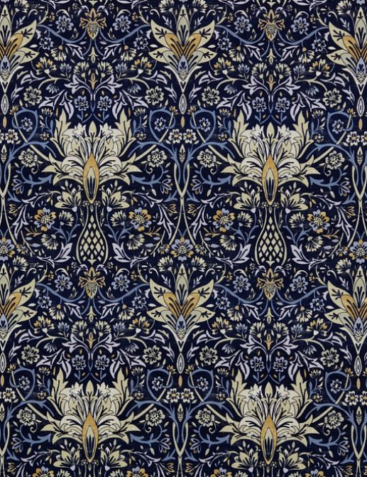 Ткань Ashley Wilde Roseberry Manor Avington/Indigo