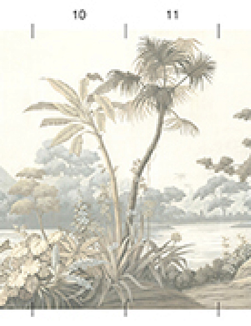 Обои Paul Montgomery Studio Melange Series Tropical Views Ecru