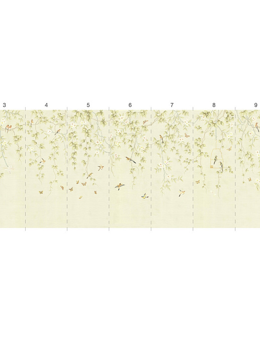Обои Paul Montgomery Studio Murals For Unique Walls Bonmaison Cream/Cream