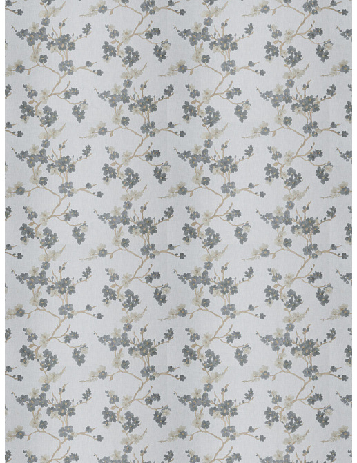 Ткань Fabricut Chromatics Vol.XXV Indigo Trochee floral/Slate