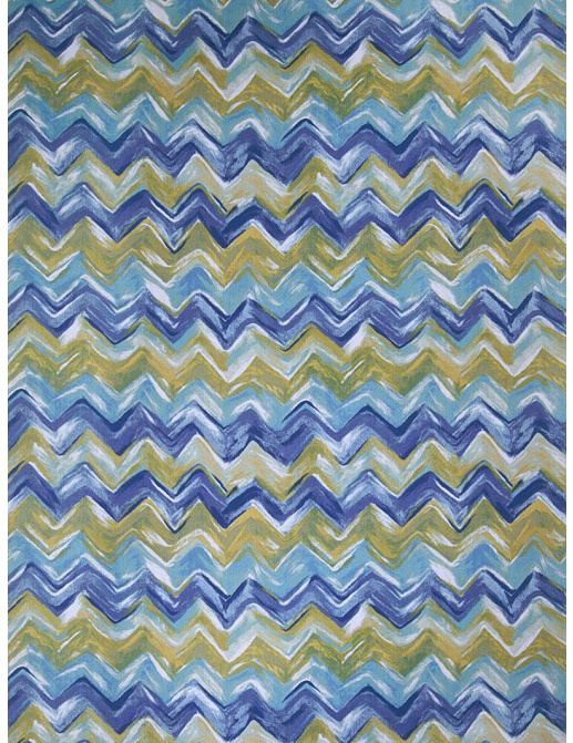 Ткань Fabricut Modern Nuances Blue Wave Blurred lines/Ocean
