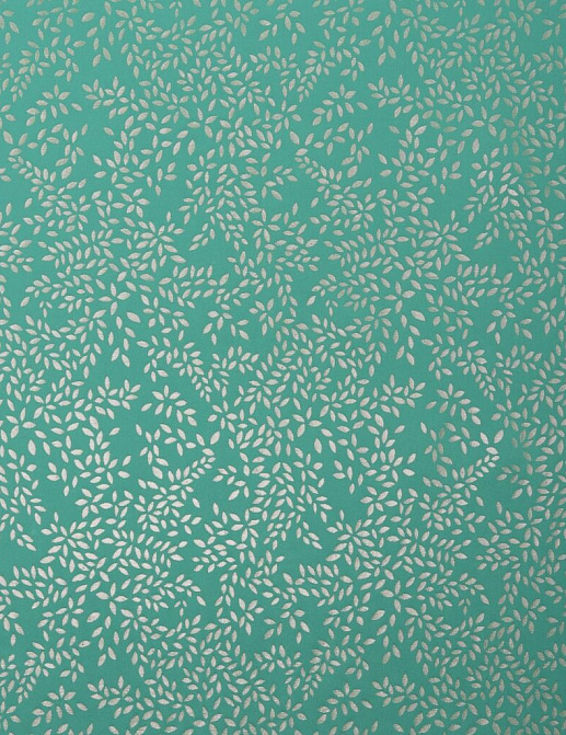 Ткань Sara Miller Volume 1 MetallicLeavesGreen