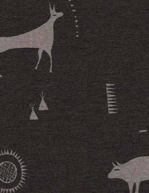 Ткань Andrew Martin Compass North Prairie/Charcoal