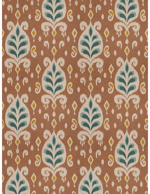 Ткань Fabricut Charlotte Moss Canvas Bimini/Chestnut