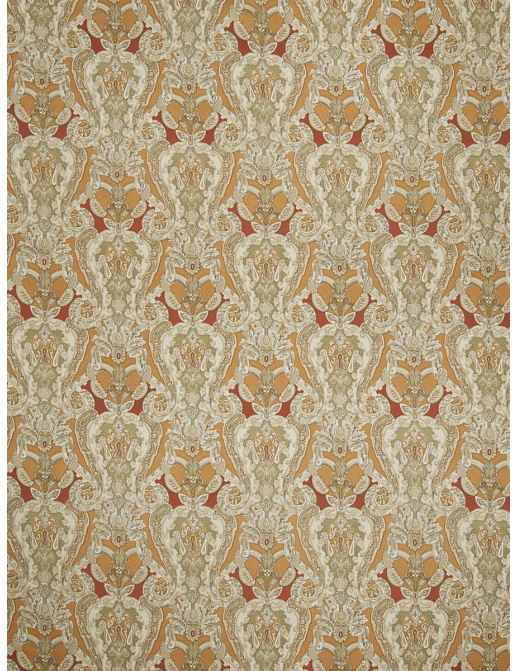 Ткань Stroheim Charles Faudree Prints Sebastian/Olive & curry