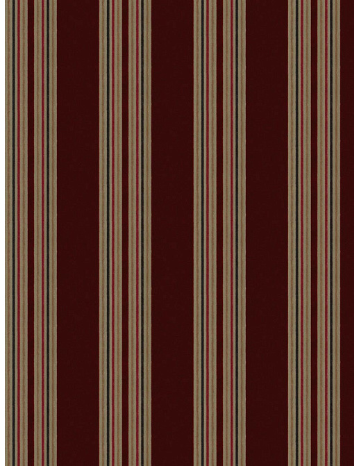 Ткань Fabricut Vignettes Vol.XVI Garden Dailies stripe/Scarlet