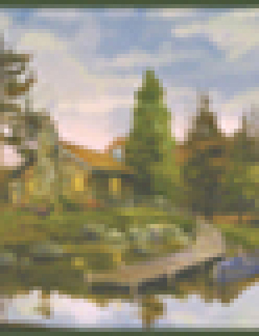Бордюр York Lake Forest Lodge LM7907B