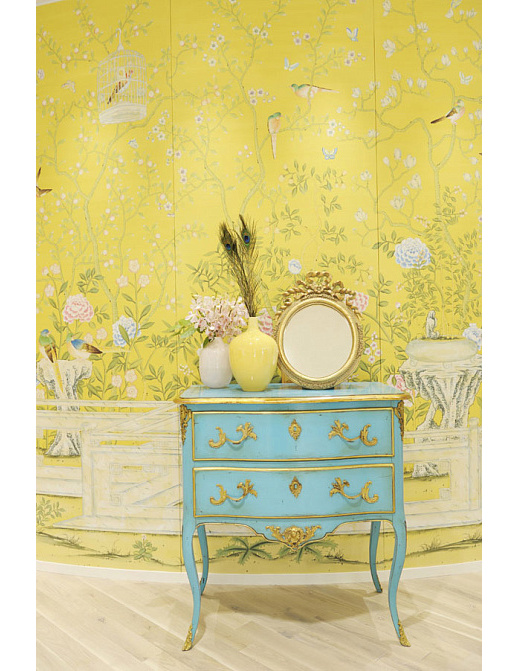 Обои De Gournay Chinoiserie Hampton Court/C-025