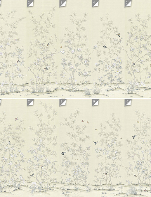 Панно и фотообои Paul Montgomery Studio Complete Collection Palace Garden Cream