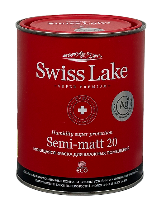 Краска Swiss Lake Semi-matt 20 SM-A 0.9 л