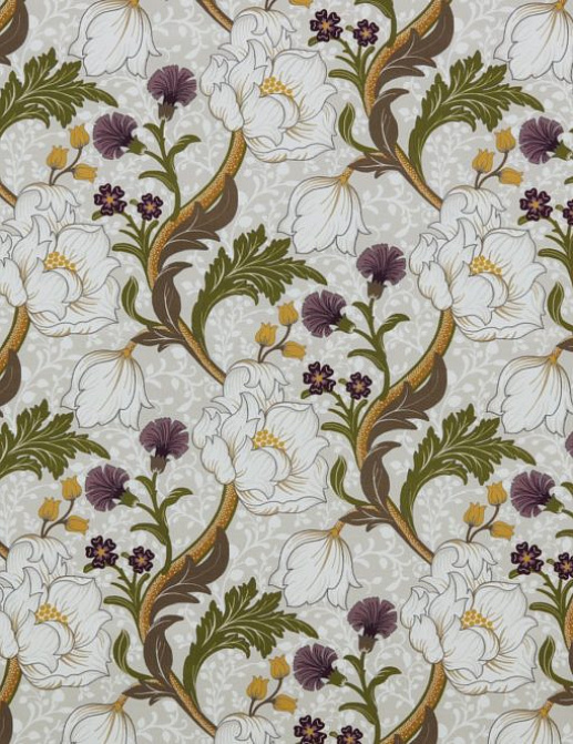 Ткань Ashley Wilde Roseberry Manor Dovecote/Plum