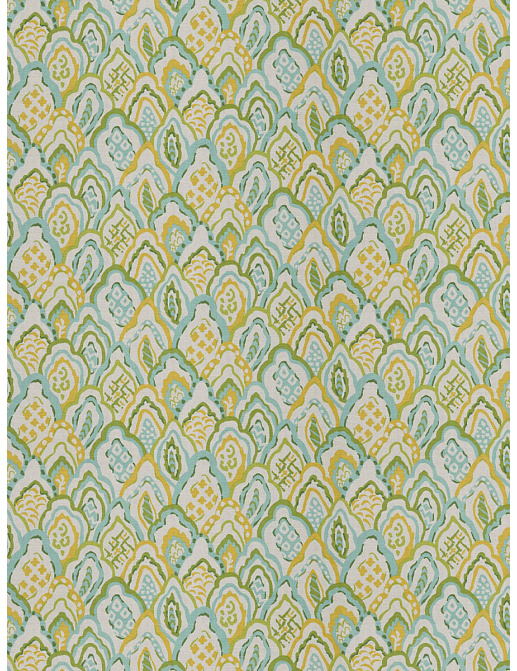 Ткань Stroheim Dana Gibson Prints II Taj/Lemon
