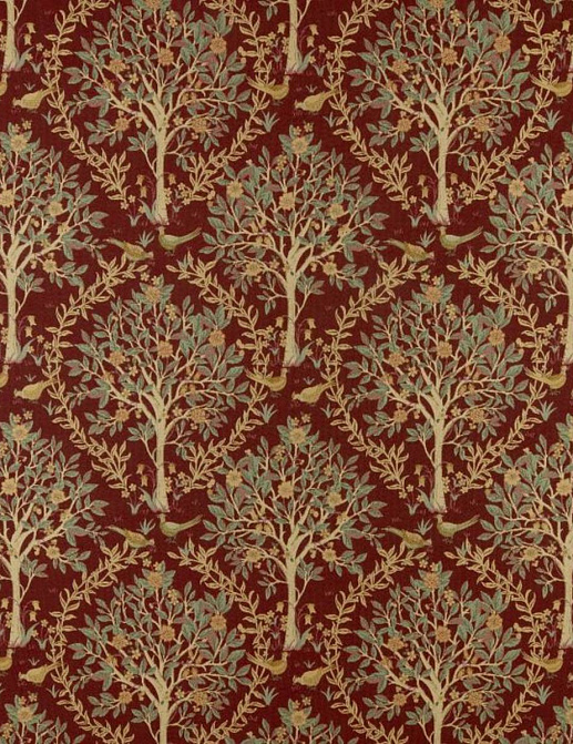 Ткань Ashley Wilde Sherwood Bedgebury/Merlot