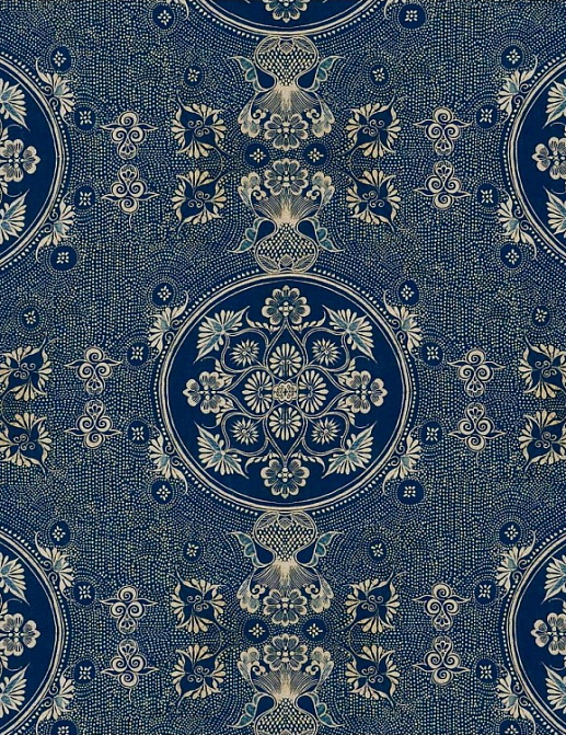 Ткань William Yeoward Indigo Blue FWY2382/01
