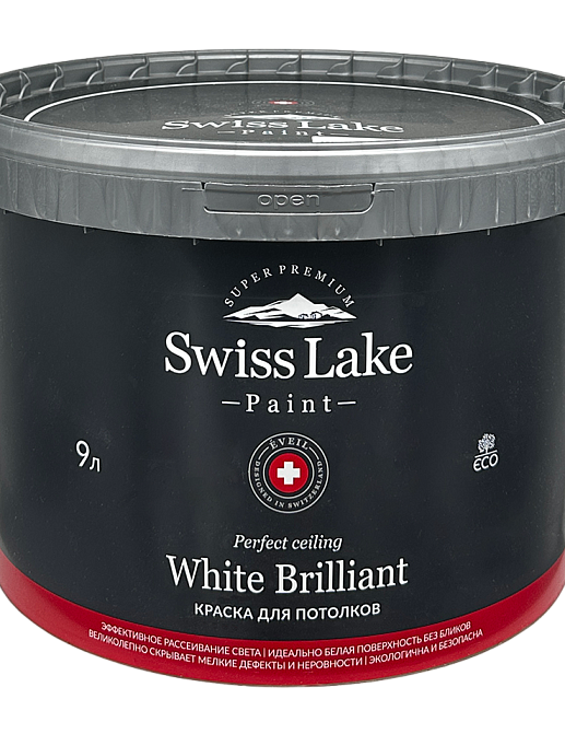 Краска Swiss Lake White Brilliant WB 9 л
