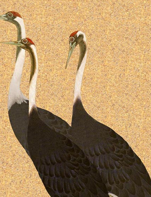 Панно и фотообои Misha Asia Cranes/Dark Gold