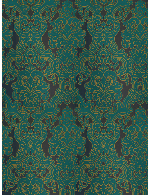 Ткань Fabricut Silk Nuances Lapis Del toro grand/Peacock