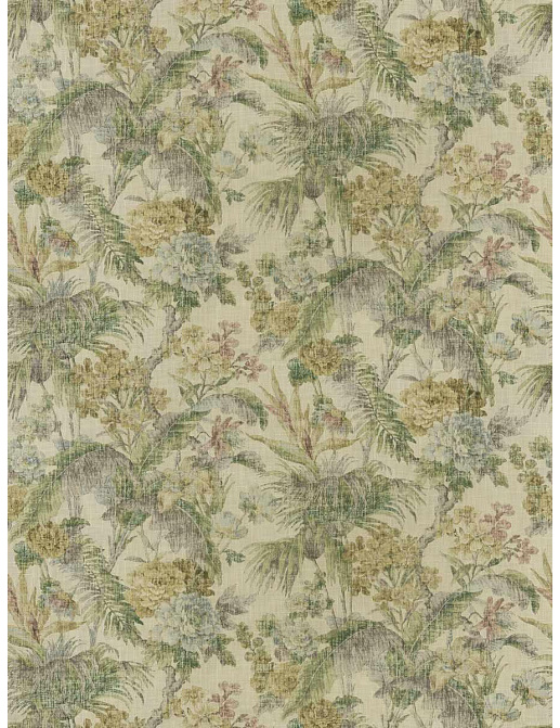 Ткань Fabricut Natural Nuances Vignettes Juniper Caledon/GreenTea