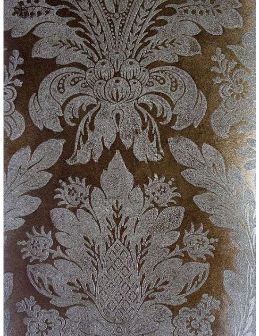 Обои Zuber Documents XII 10174-BRUN-ARGENT