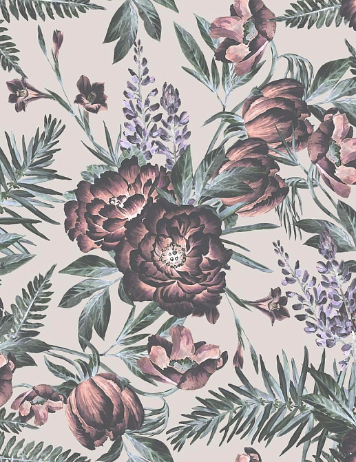 Ткань Marufabrics Florium 02013/Beige