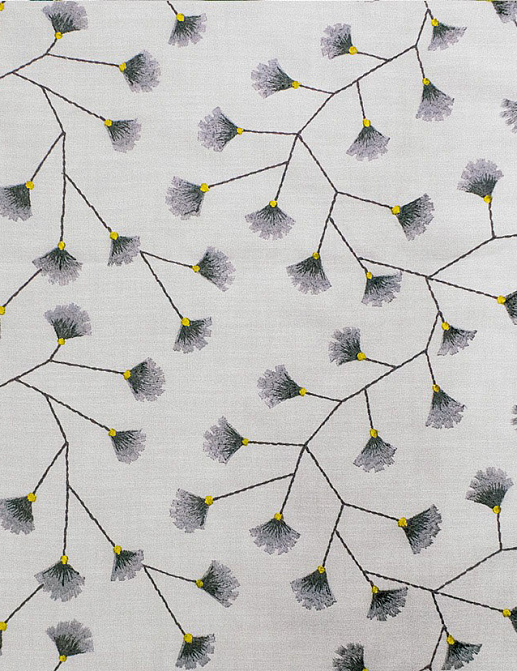 Ткань Dana Panorama Daisy/Rio morning Daisy/Gray