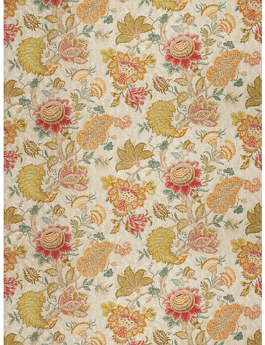 Ткань Fabricut Vignettes Vol.XIII Terra Cotta Arcadius floral/Sunshine