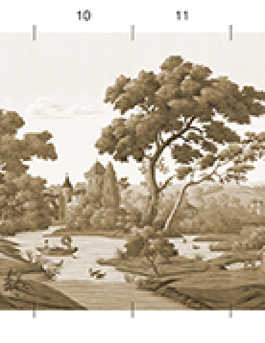 Обои Paul Montgomery Studio Melange Series English Mural Sepia