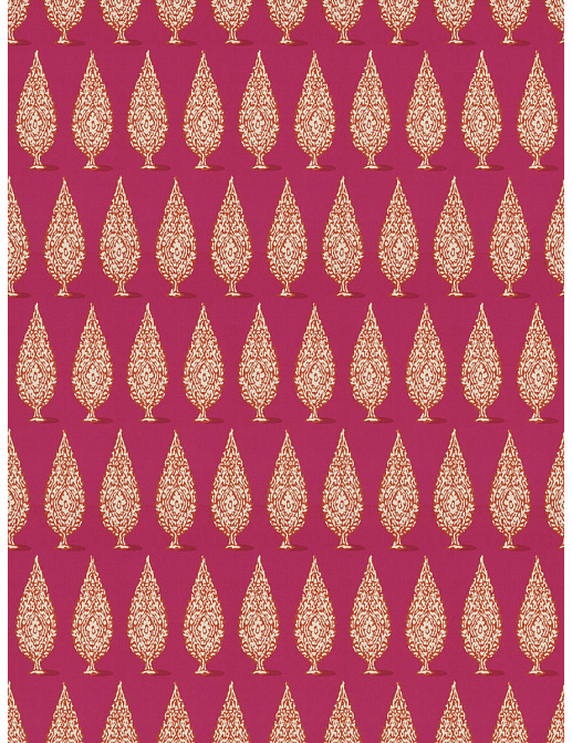 Ткань Stroheim Dana Gibson Prints II Priya/Pink & orange