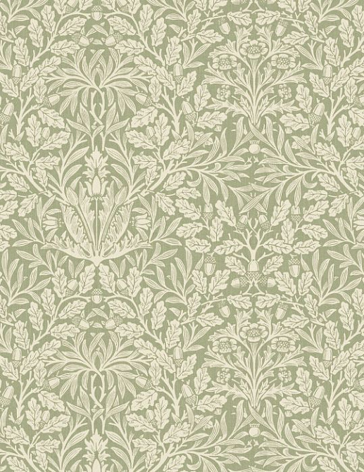 Ткань William Morris At Home The Forager Acorn/Lichen