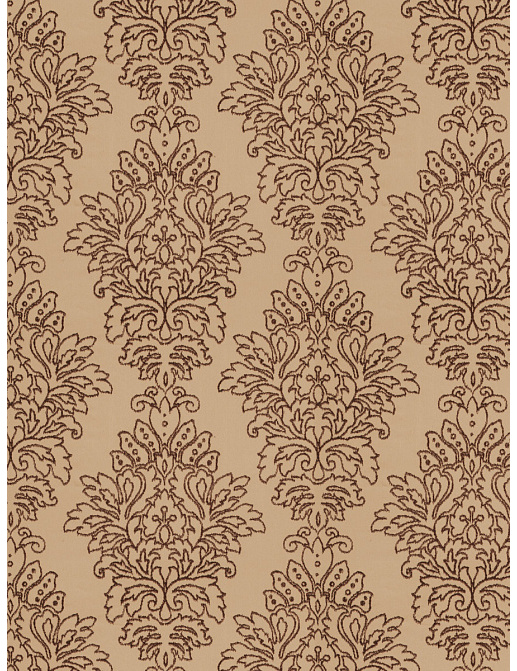 Ткань Fabricut Vignettes Vol.XIII Latte Nedda Damask/Coffee