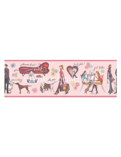 Бордюр Blue Mountain Girls BC1580436b