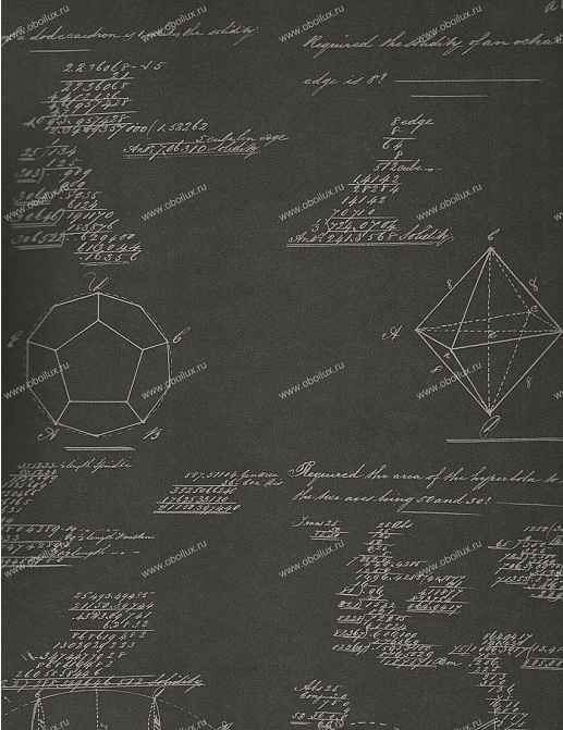 Обои Andrew Martin Navigator Pythagoras/Charcoal