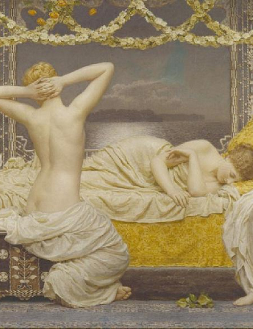 Панно и фотообои Affresco Фрески и фотообои Albert Joseph Moore A Summer Night